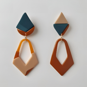 گوشواره های نامتقارن پلیمری